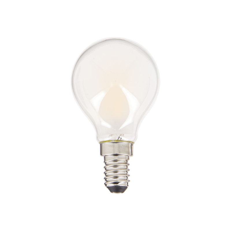 Ampoule boule opaque LED E14 blanc chaud 806 lm 6,5 W XANLITE