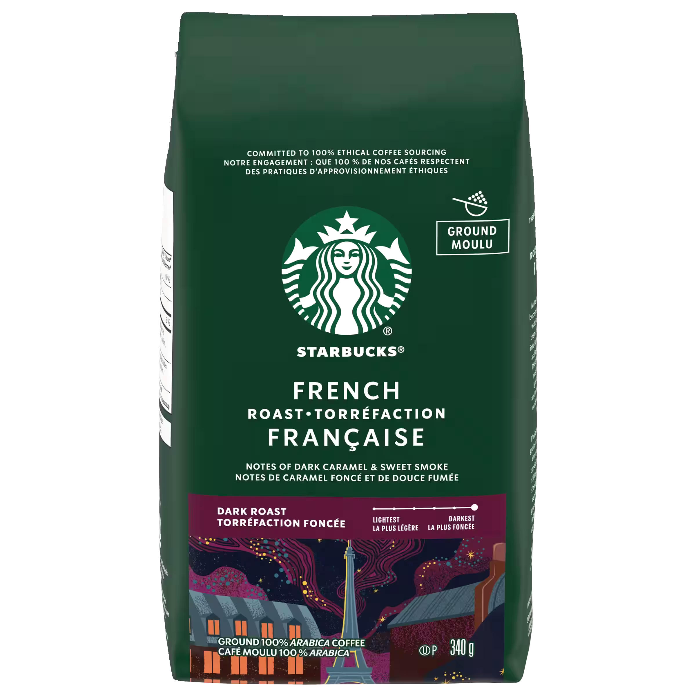 Starbucks French Roast Ground Coffee, 340-g