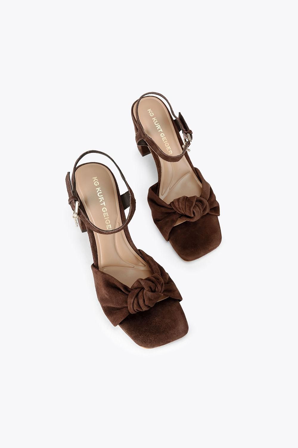 KG Kurt Geiger Signet' Suede Heels