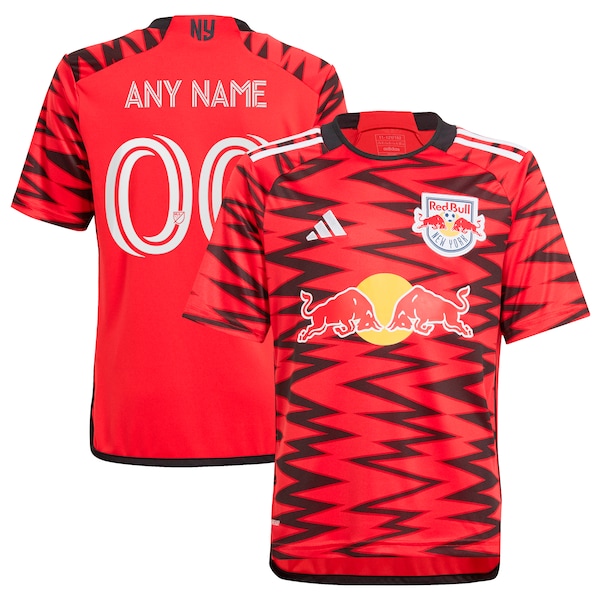 New York Red Bulls adidas Youth 2024 Legacy Replica Custom Jersey – Red