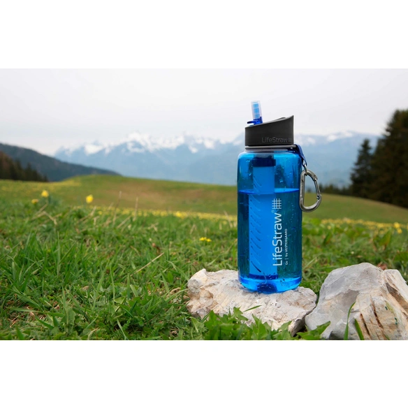 Wasserflasche, 1 l, Höhe: 24 cm, Kunststoff