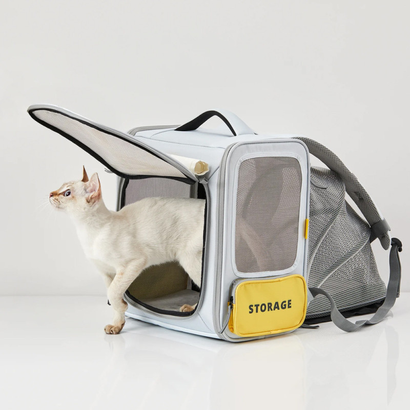 Sac de voyage pour chien et chat Breezy X-Zone gris PETKIT