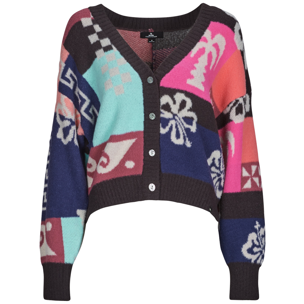 Rip Curl - KEEPSAKES JACQUARD CARDI - Pink