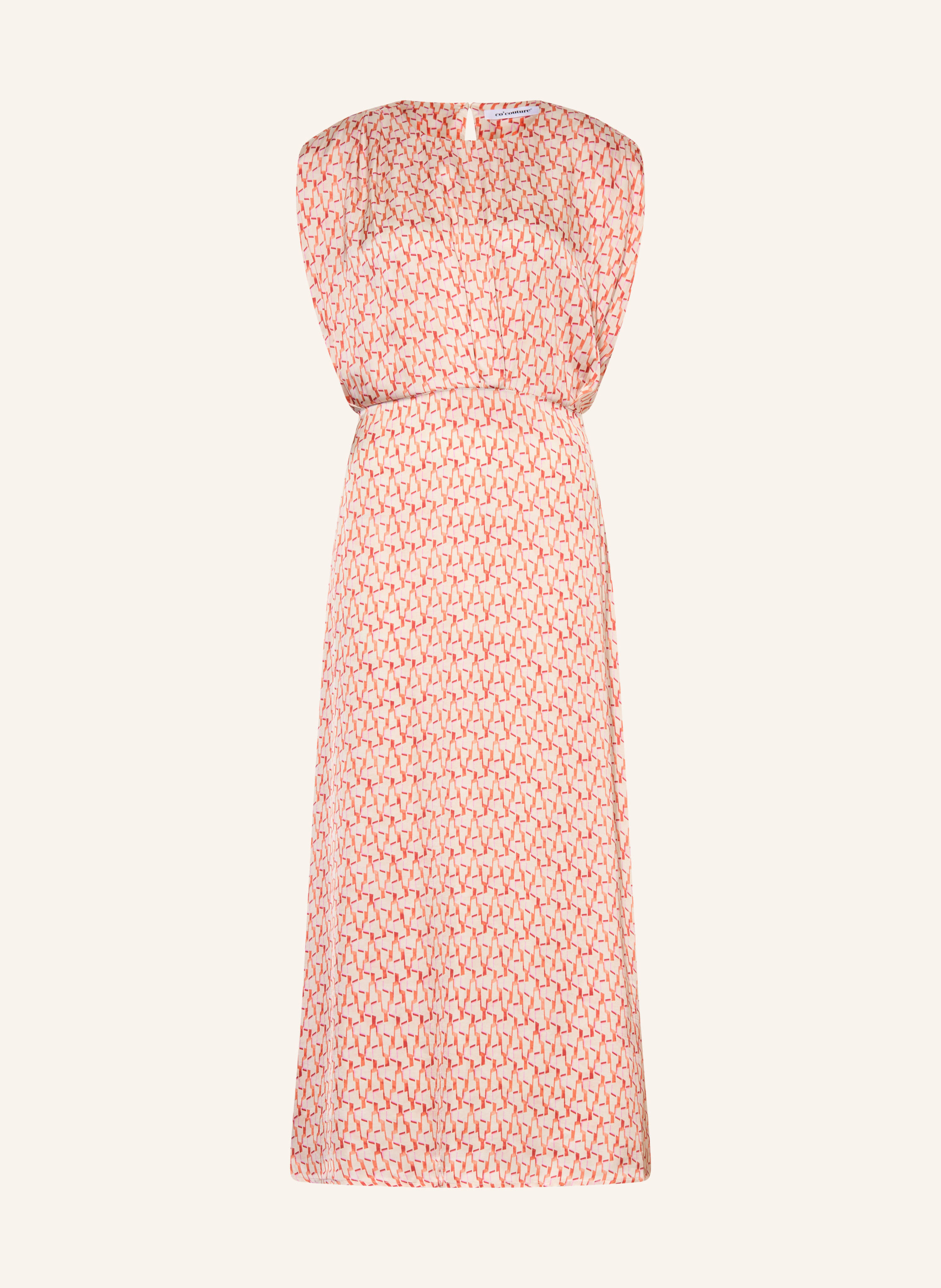 co'couture Satinkleid CARMINECC mit Cut-out