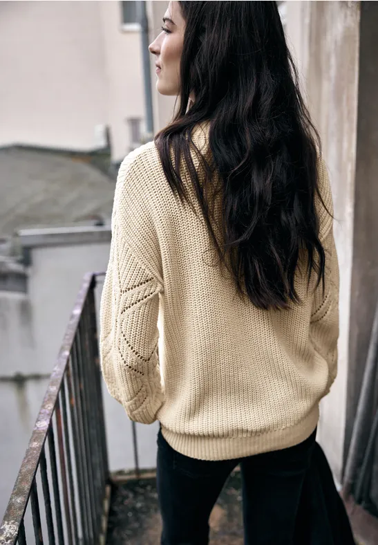 Pointelle Pullover