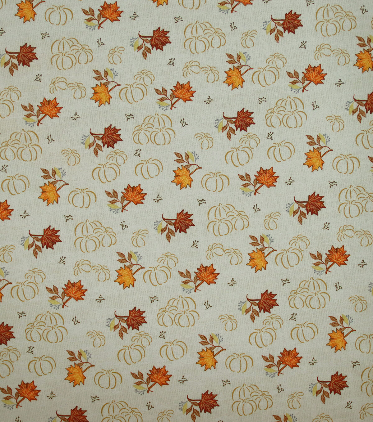 Mini Sketched Pumpkins Harvest Cotton Fabric