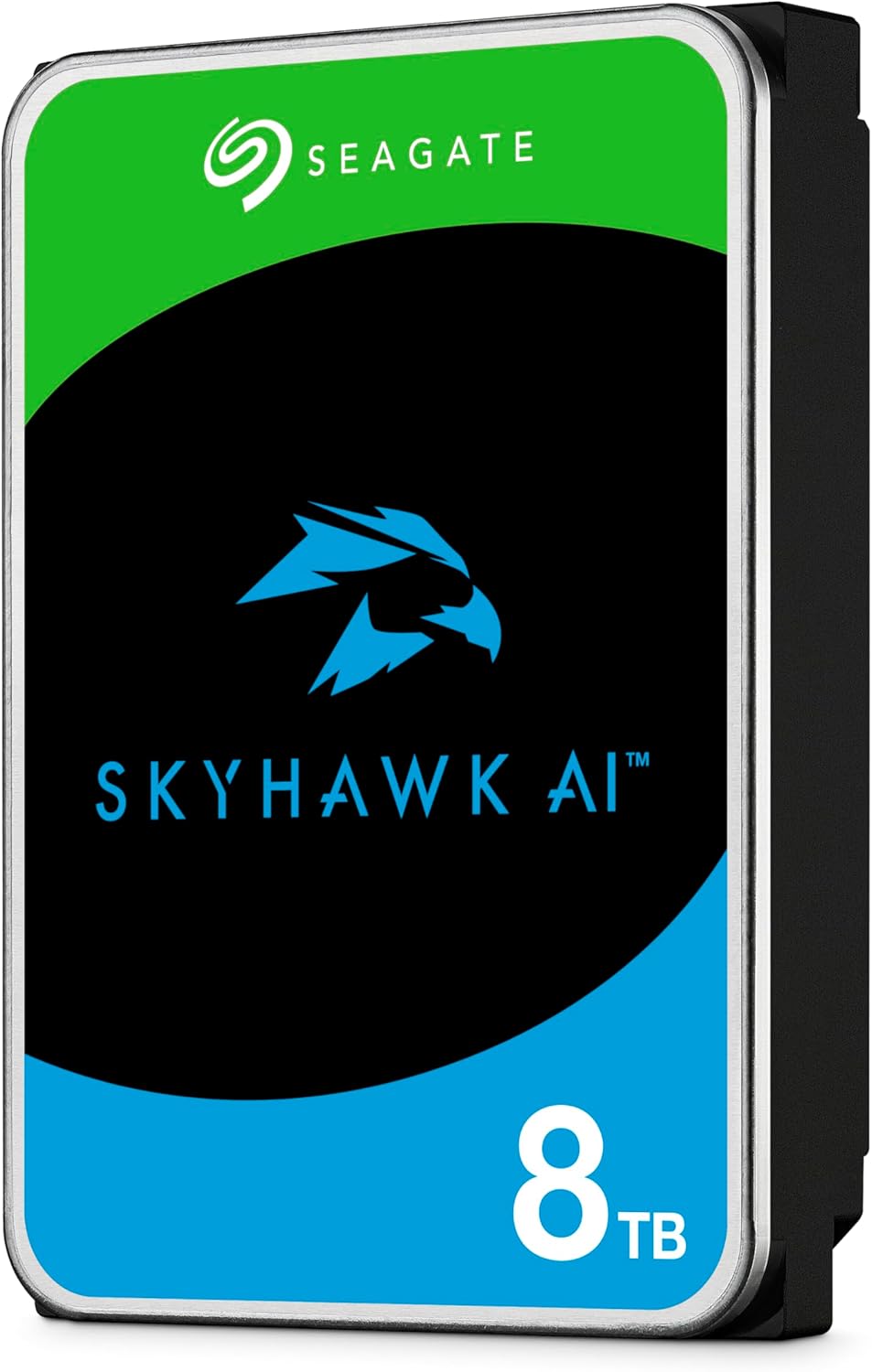 Seagate Skyhawk AI 8TB Video Internal Hard Drive HDD – 3.5 Inch SATA 6Gb/s 256MB Cache for DVR NVR Security Camera System with in-house Rescue Services (ST8000VEZ01)