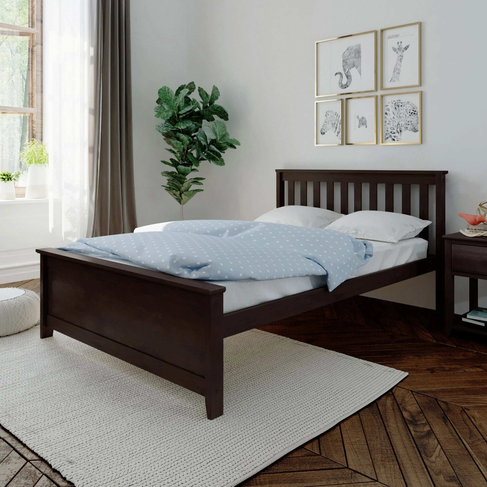 Max and Lily Full Size Platform Bed