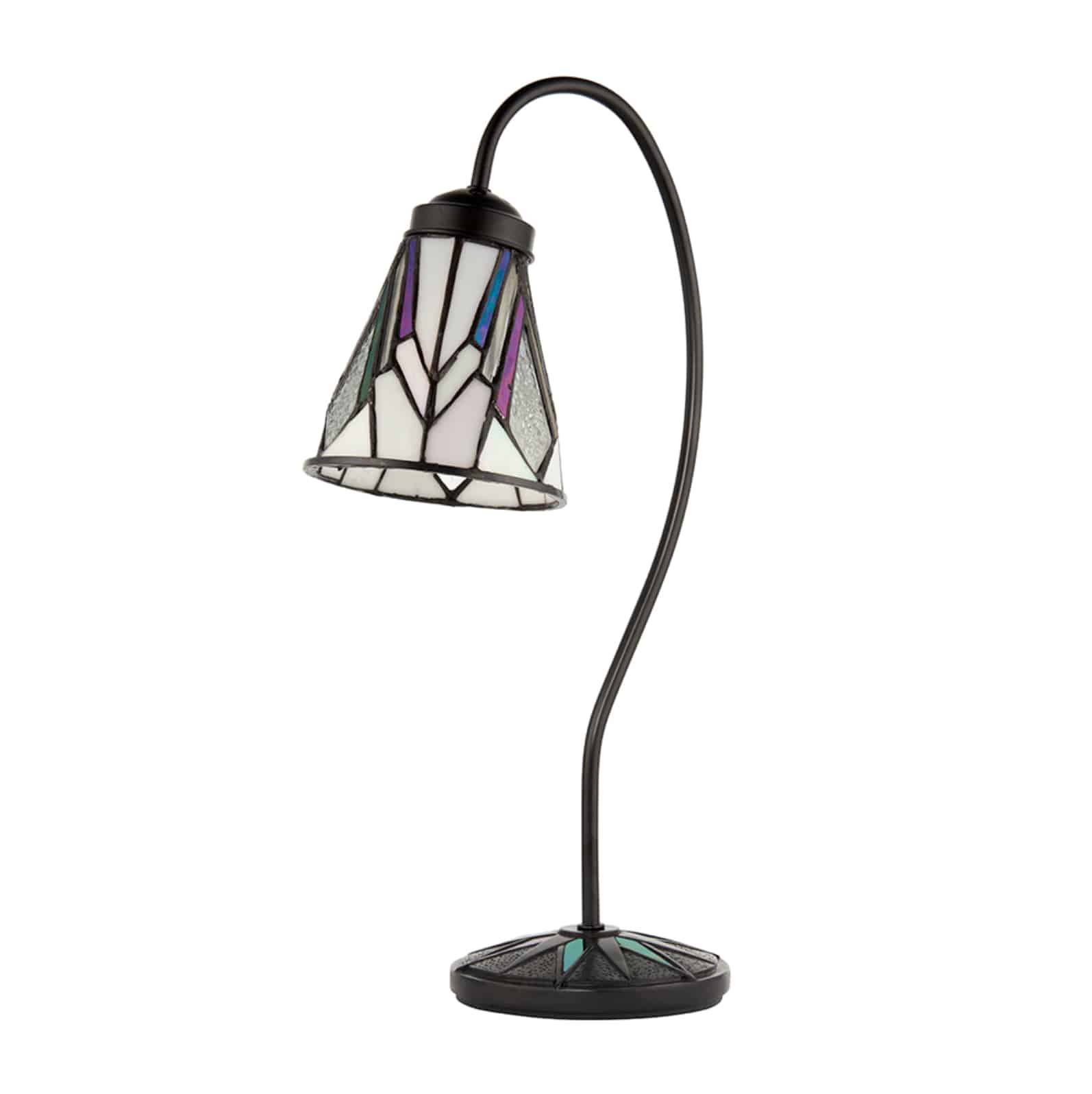 Tiffany Art Deco Abatjour with Arm, 49cm high