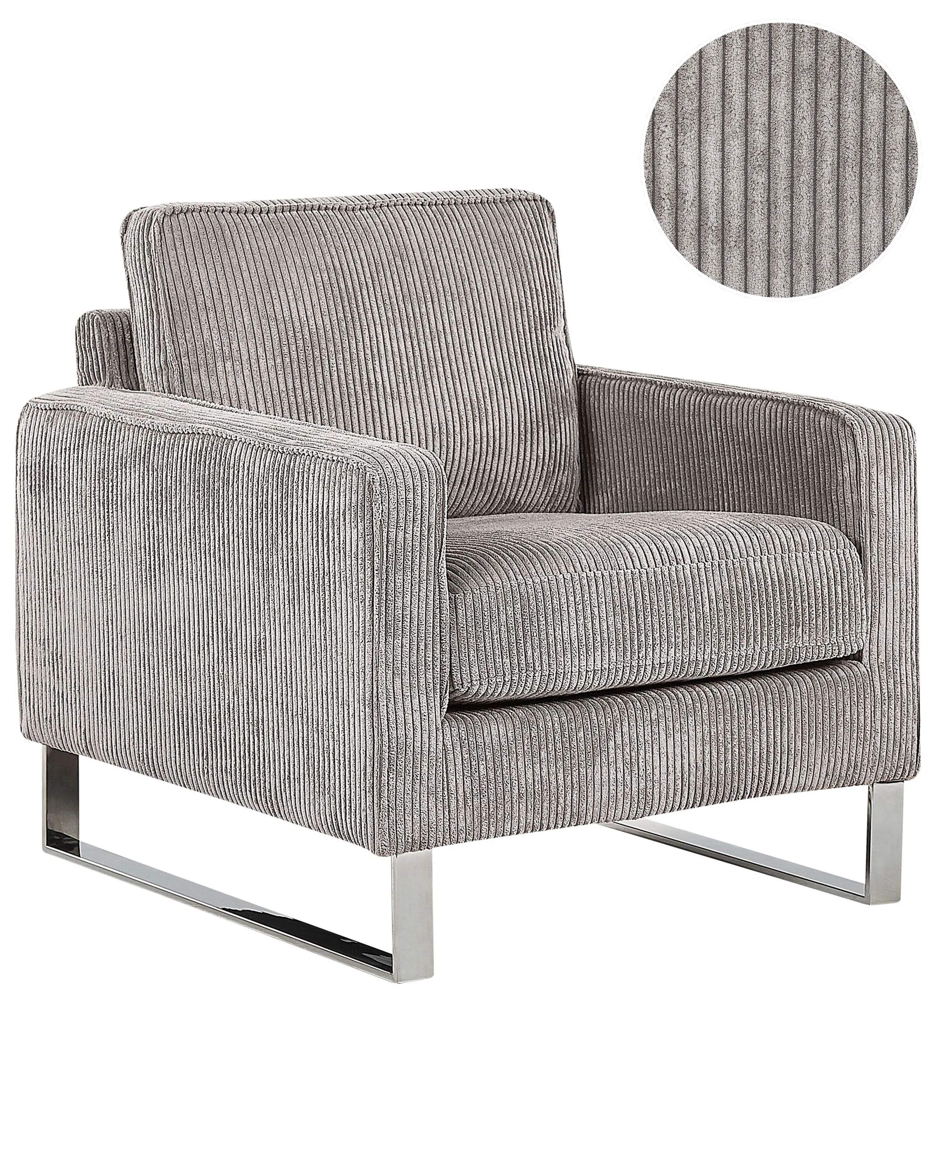 Armchair VIND Corduroy Light Grey