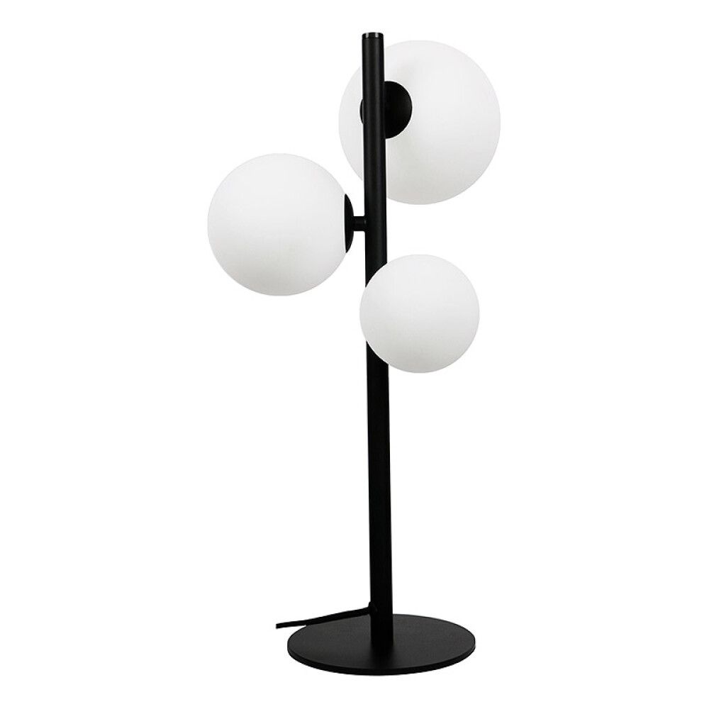 BORDLAMPE MARKSLÖJD BRONX SVART/HVIT