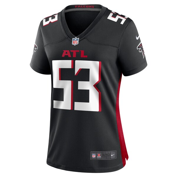 Nate Landman Atlanta Falcons Nike Women's Team Game Jersey -  Black