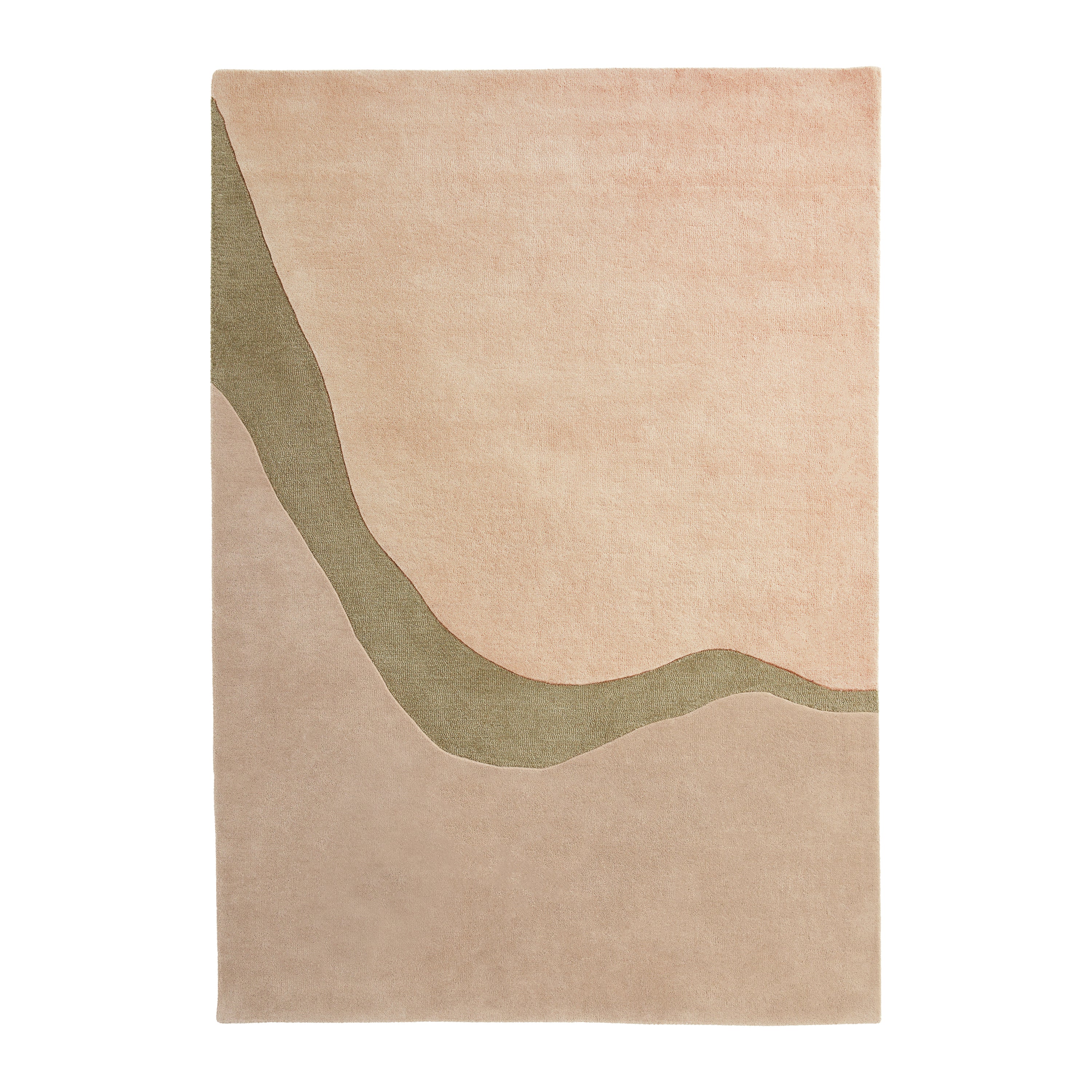 Acsento Figari Vloerkleed 160 x 230 cm - Khaki