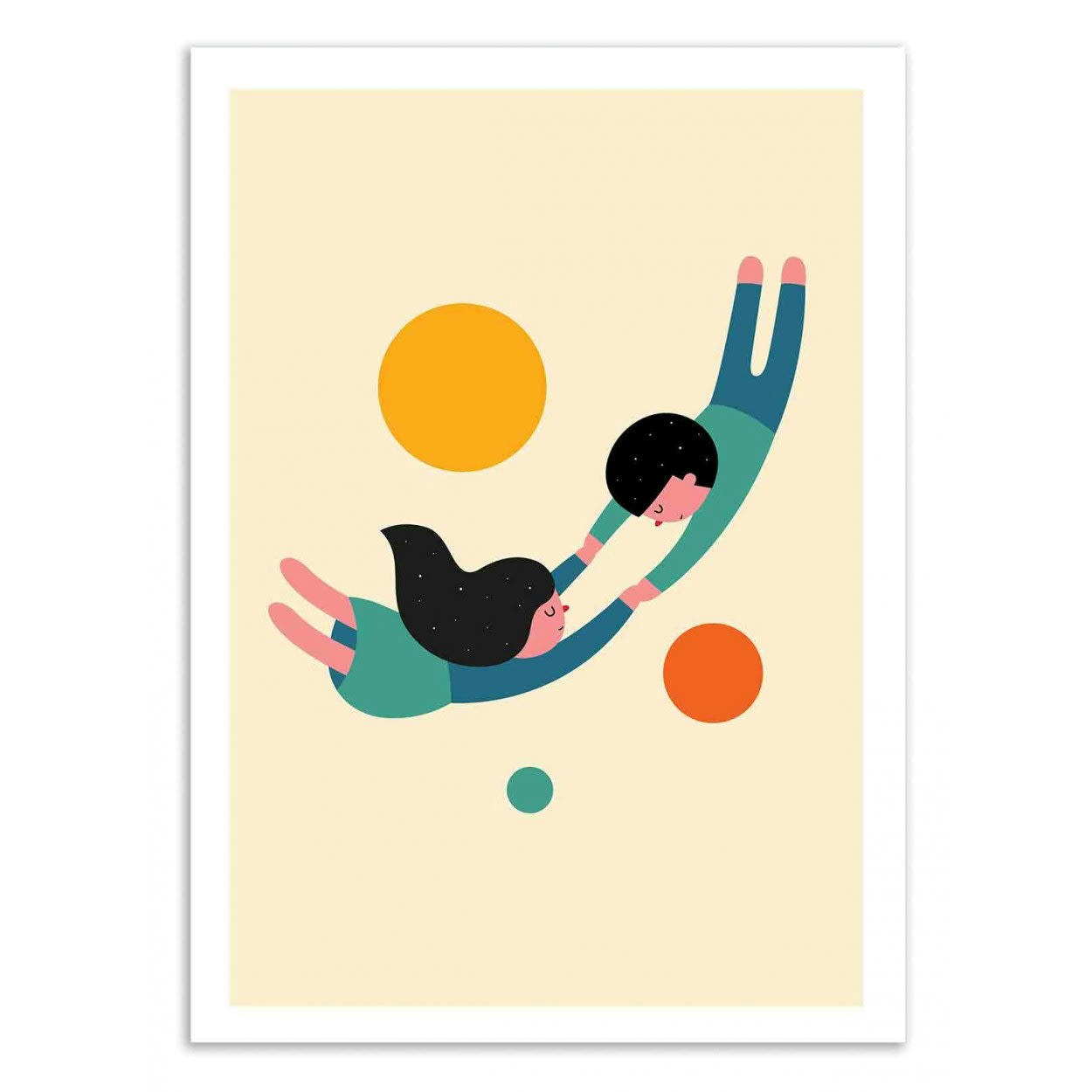 ANDY WESTFACE - WON'T LET GO -  Affiche d'art enfant 50 x 70 cm