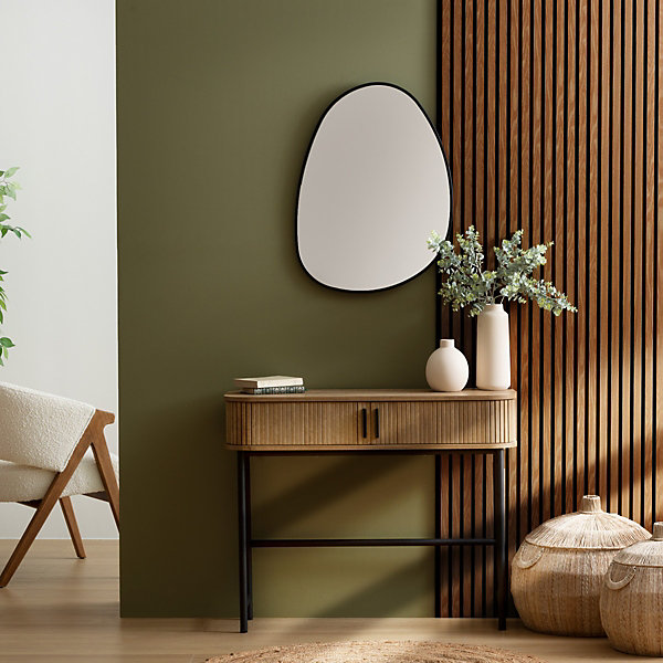 Panneau décoratif mural Colva bois foncé 240x60cm - Atmosphera