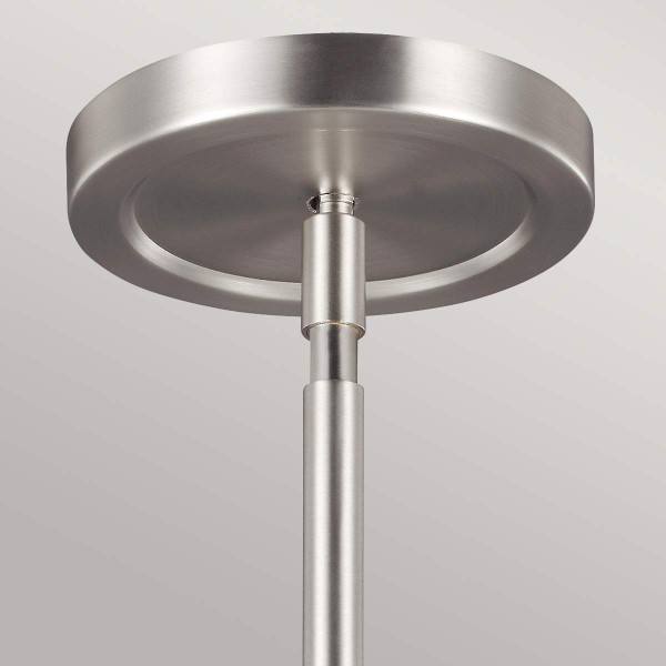 Lampa wisząca satynowy nikiel-chromowana Prospect Park 4xE27x60W Feiss