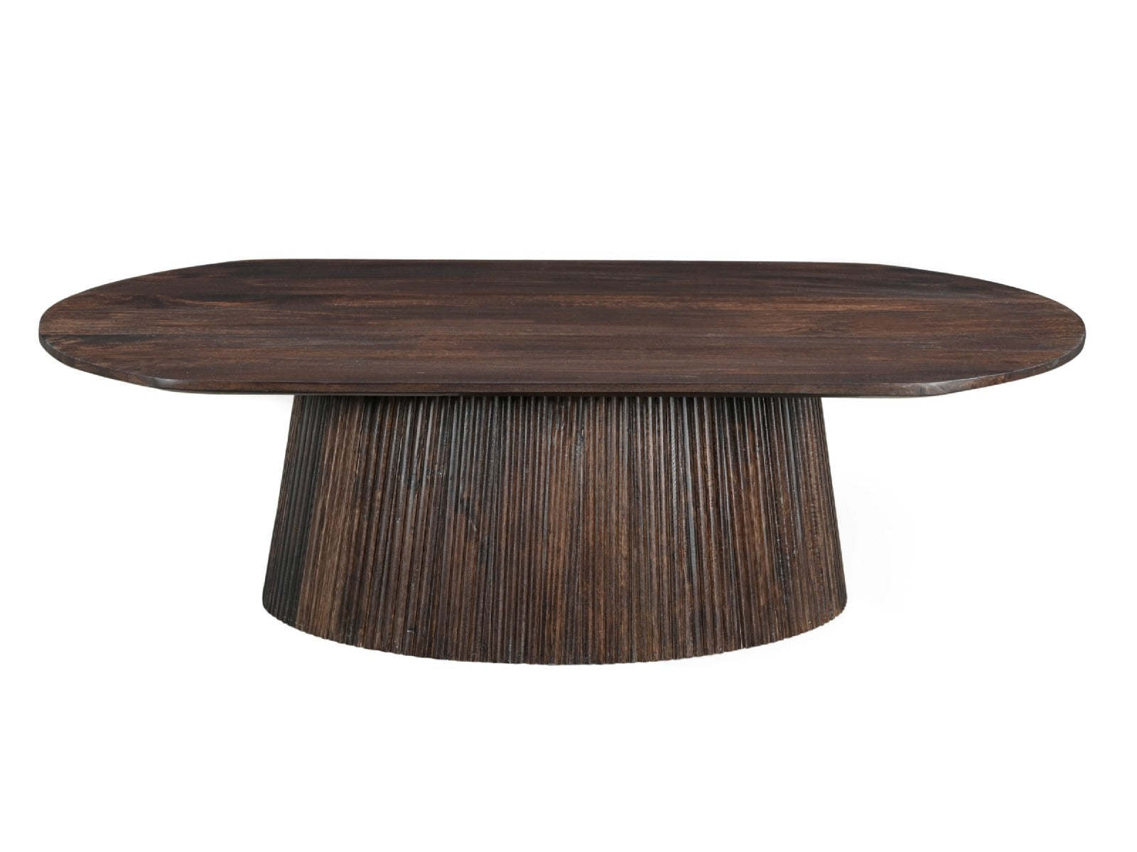 Livingfurn salontafel Salvator Oval - 120cm - mangohout - bruin