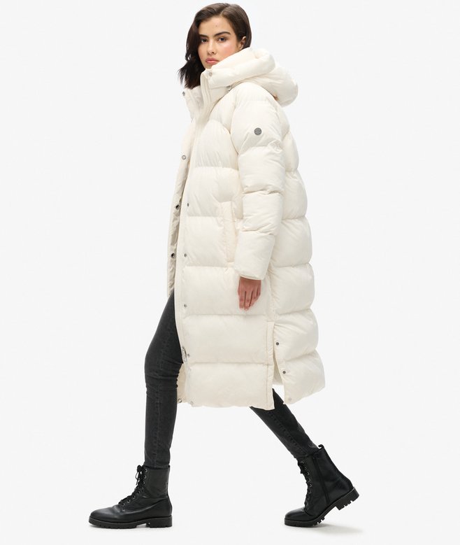 Longline Hooded Puffer Coat