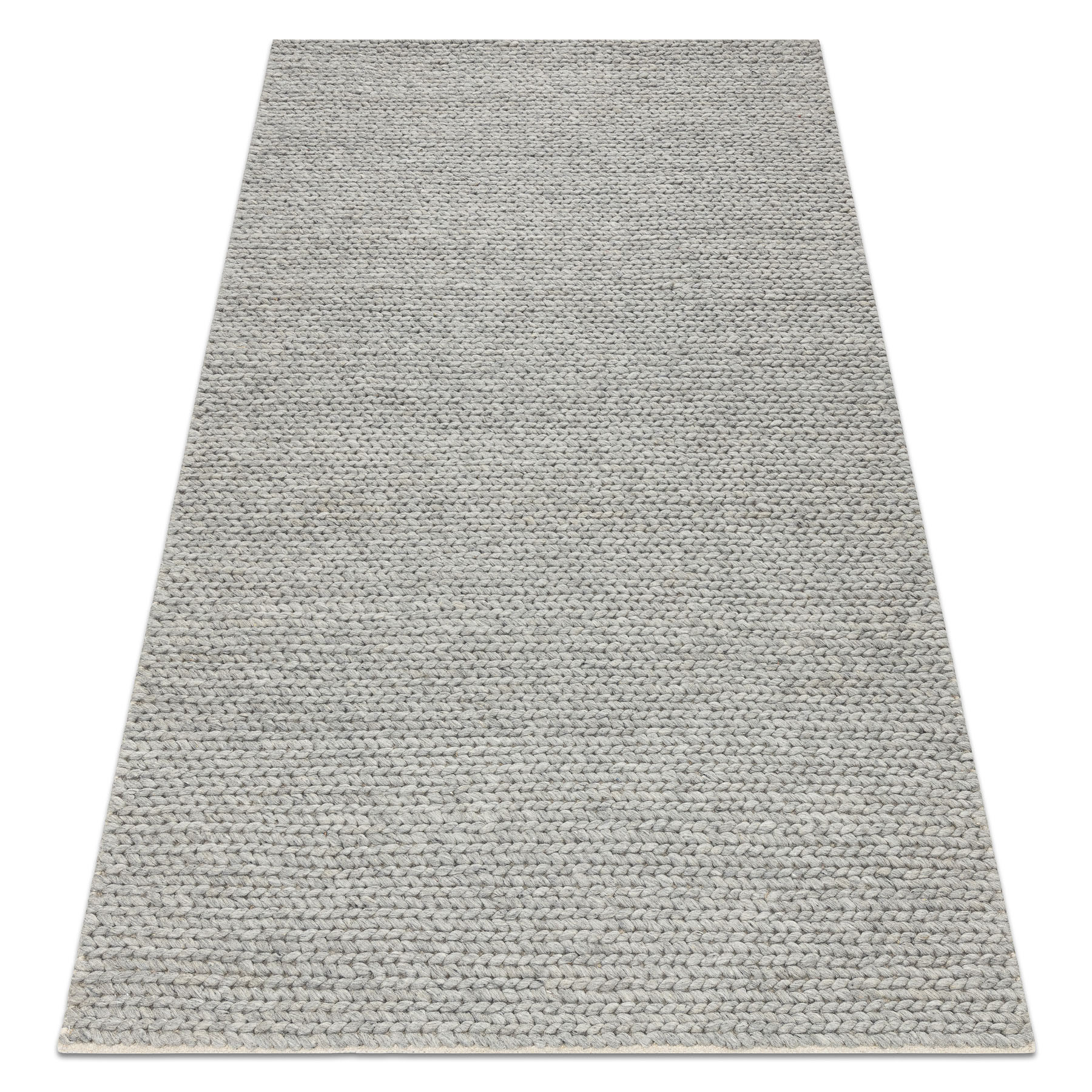 Dywan wełniany TAHAR 99004G szary - RĘCZNIE TKANY 90x150 cm