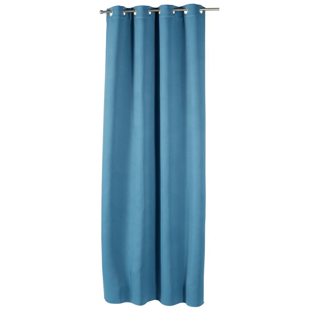 Rideau occultant porte bleu foncé 135x240cm