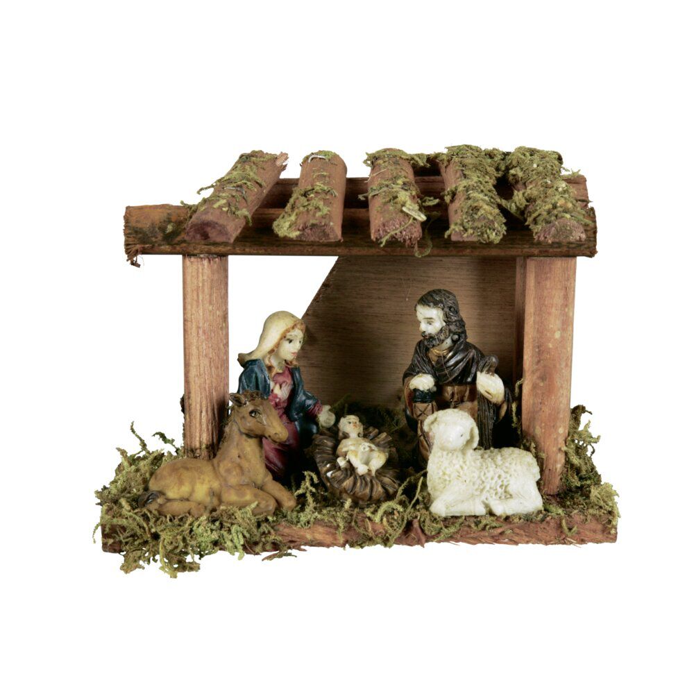 Crèche de No&euml;l et santons