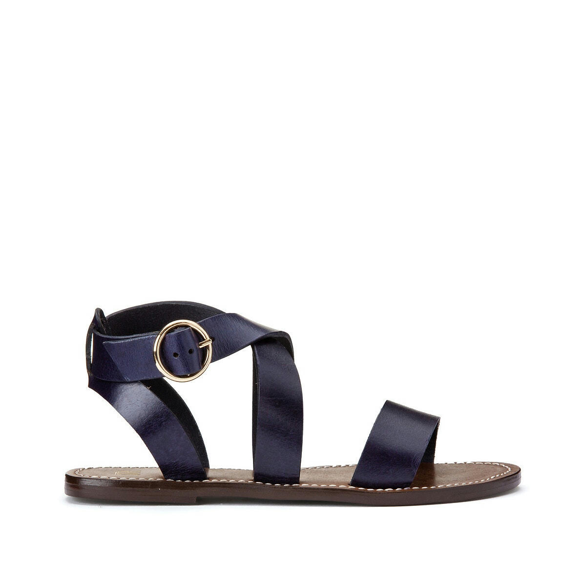 Sandales cuir talon plat