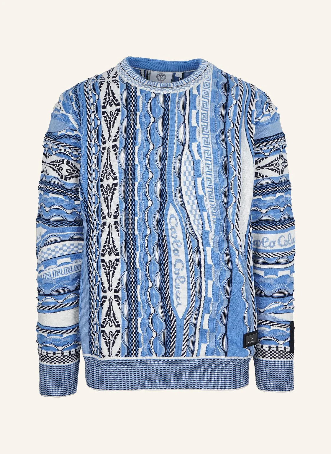 CARLO COLUCCI Strickpullover - 3D Knit FUSCALDO