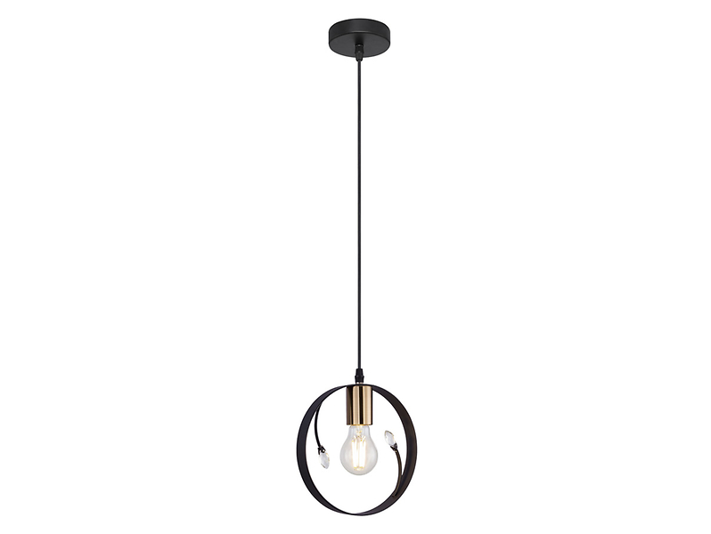 Lampa wisząca Vigo metalowa czarna