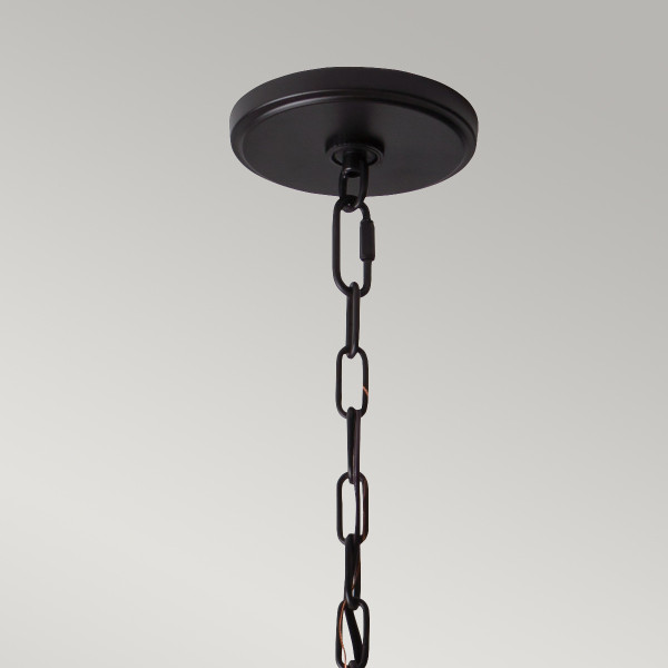 Lampa wisząca olejowany brąz Bluffton 3xE27x100W Feiss