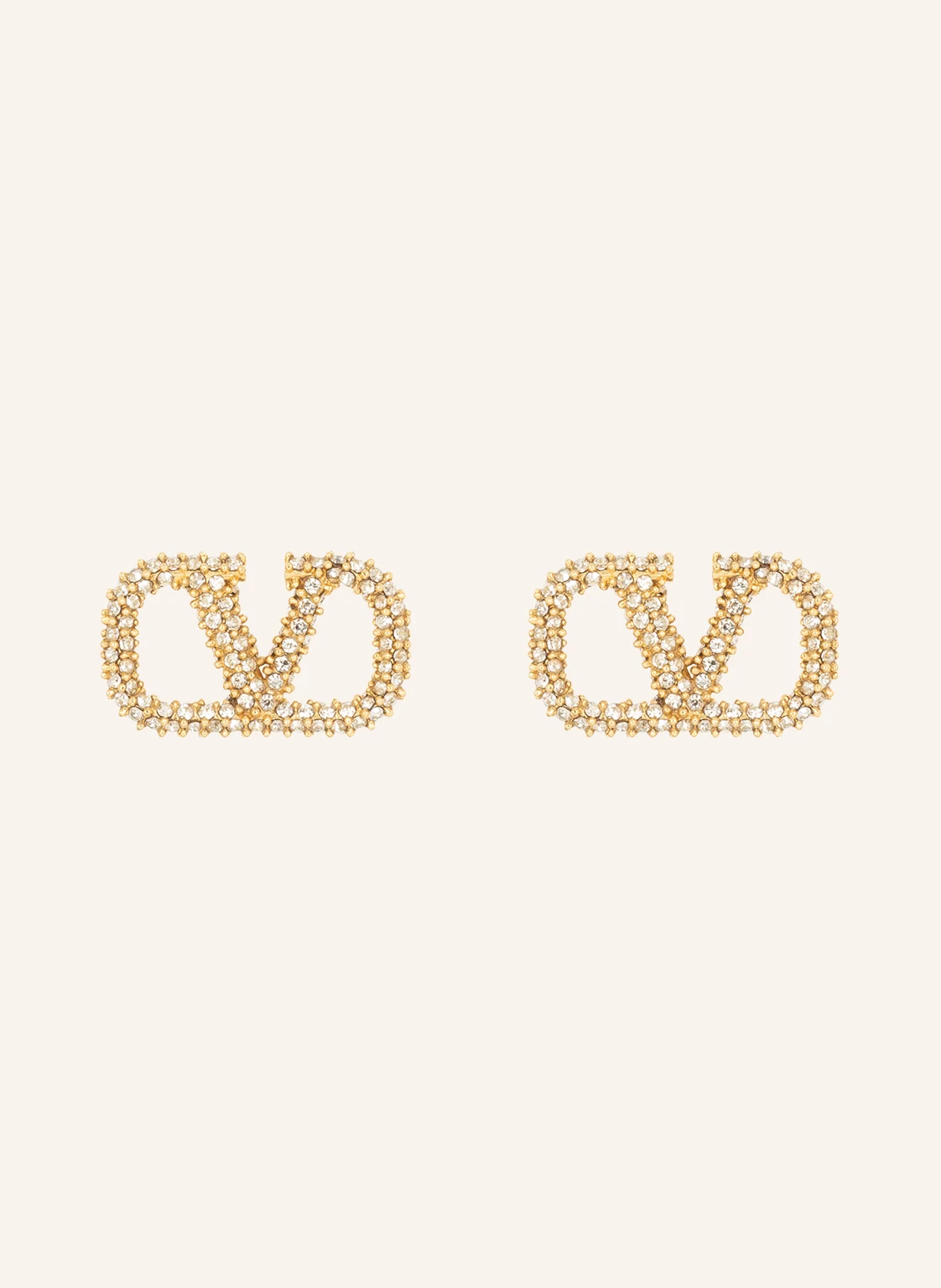 VALENTINO GARAVANI Ohrstecker VLOGO mit Swarovski Kristallen