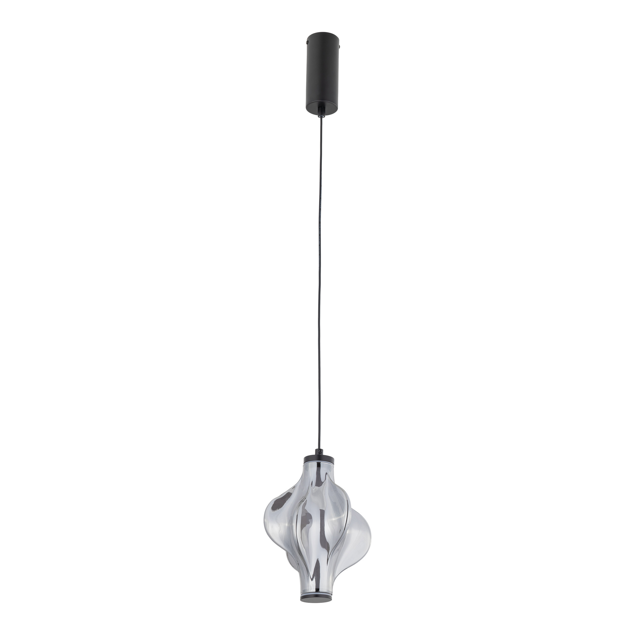 TK Lighting Elva Black Lampa Wisząca Led 8W elegancja zamknięta w szkle