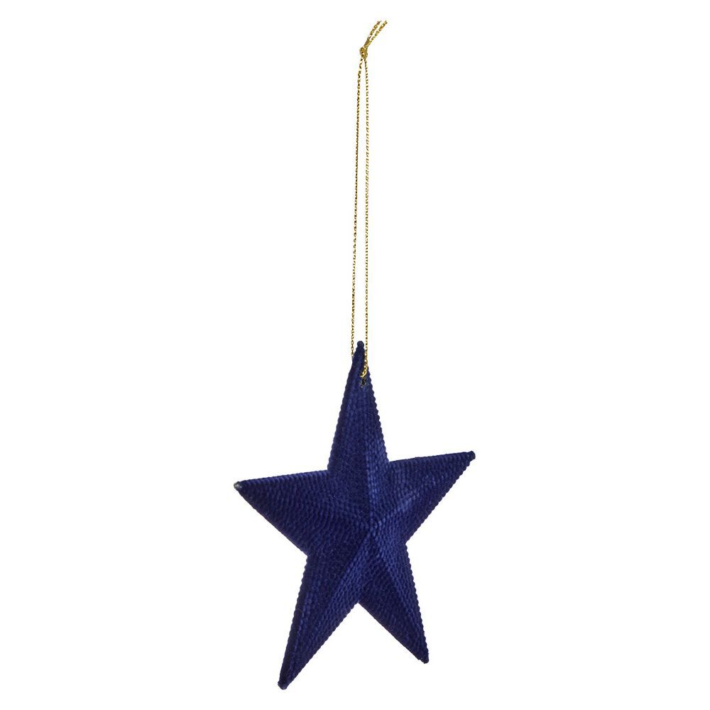 étoile de No&euml;l en velours