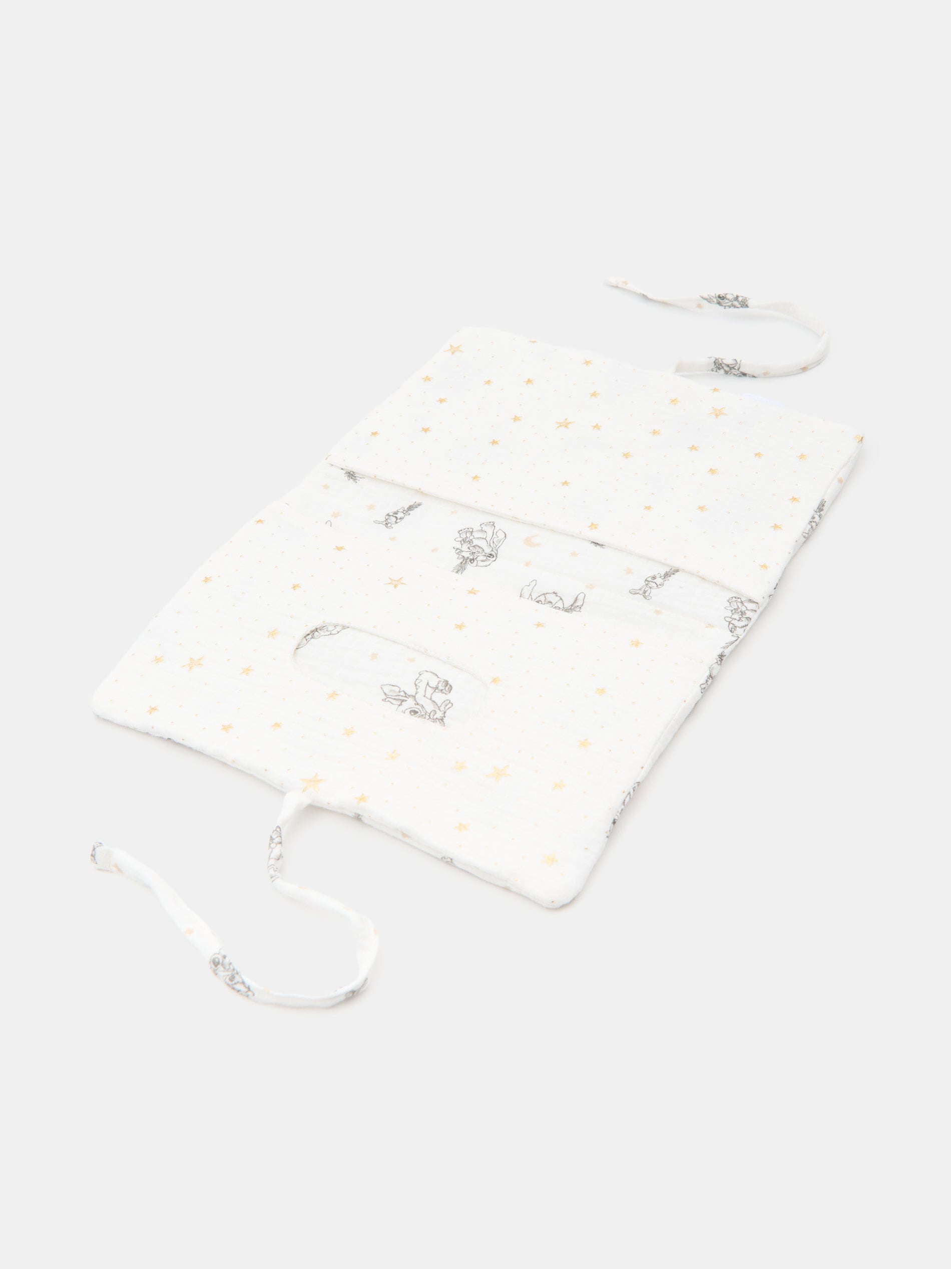 Muślinowe etui na pudełko na chusteczki Stitch
