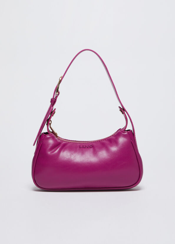 Borsa hobo piccola monocromo