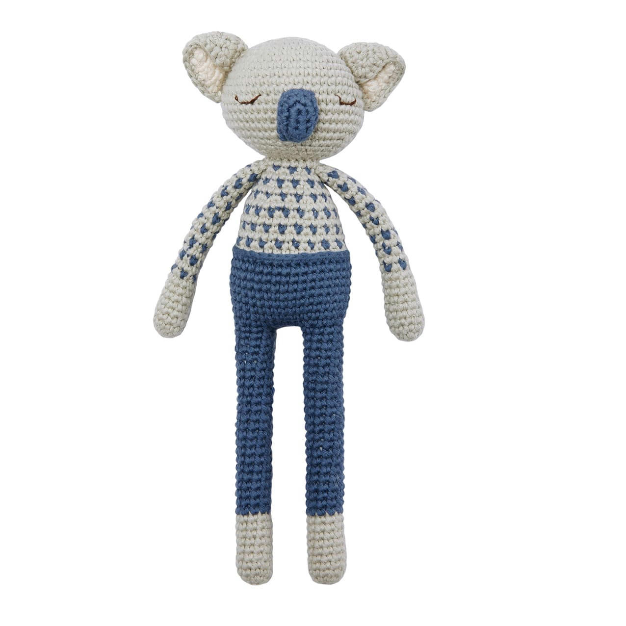 - Doudou en crochet koala  Bleu