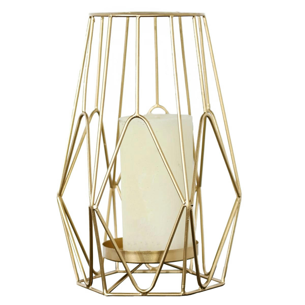 KEHRA GOLD - Photophore en métal 25 cm