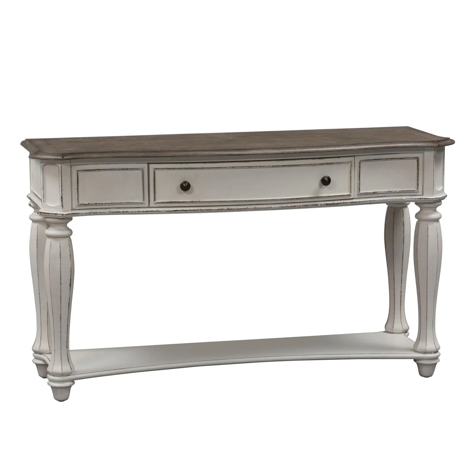 Magnolia Manor Antique White Sofa Table