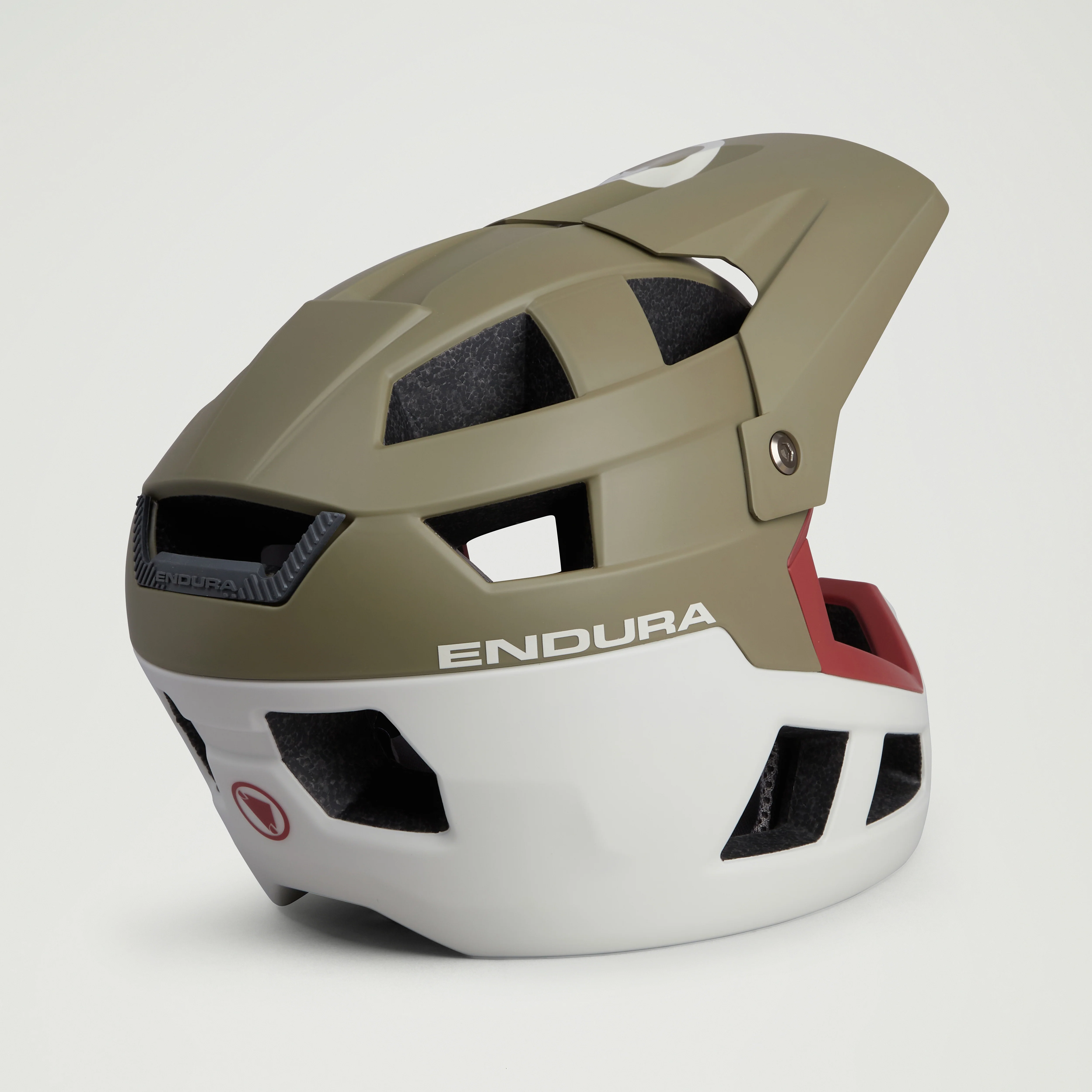 SingleTrack Full Face Helmet - Tweed Green