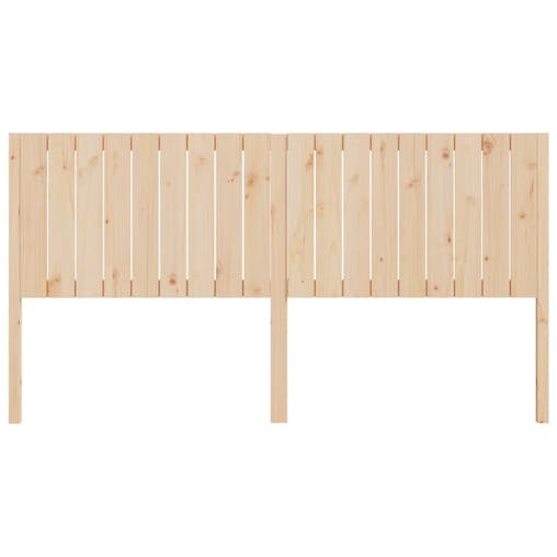 NNEVL Bed Headboard 185.5x4x100 cm Solid Wood Pine
