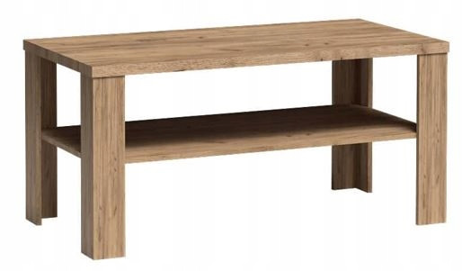 Kraft Złoty Ława Stolik z Półką 120 cm ANTICA