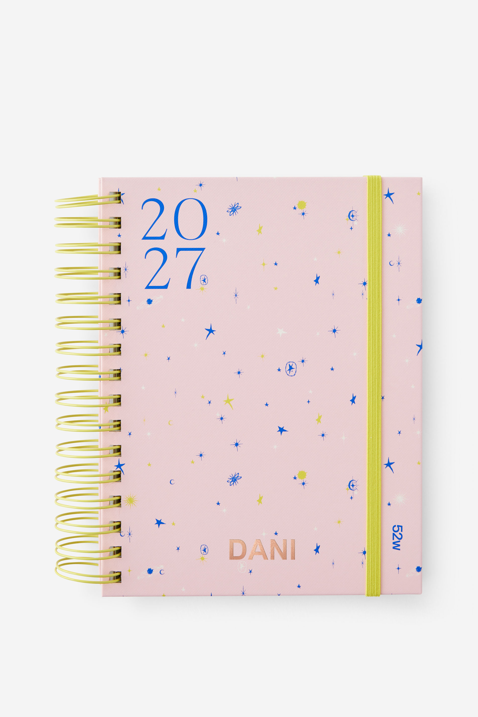 Personalised 2027 A5 Weekly Bright Days Diary