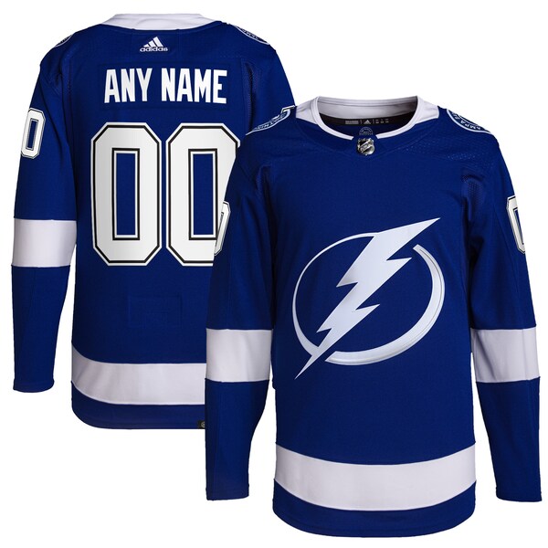 Tampa Bay Lightning adidas  Home  Primegreen Authentic Custom Jersey - Royal