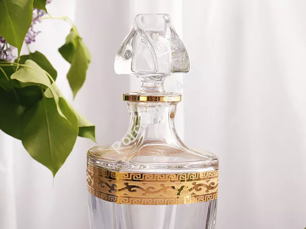 Kpl. szklanek do whisky 0,34 L (6szt.)   karafka 0,85L (1szt.) Bohemia Prestige - Quadro Rich 4SB.QUR.531859