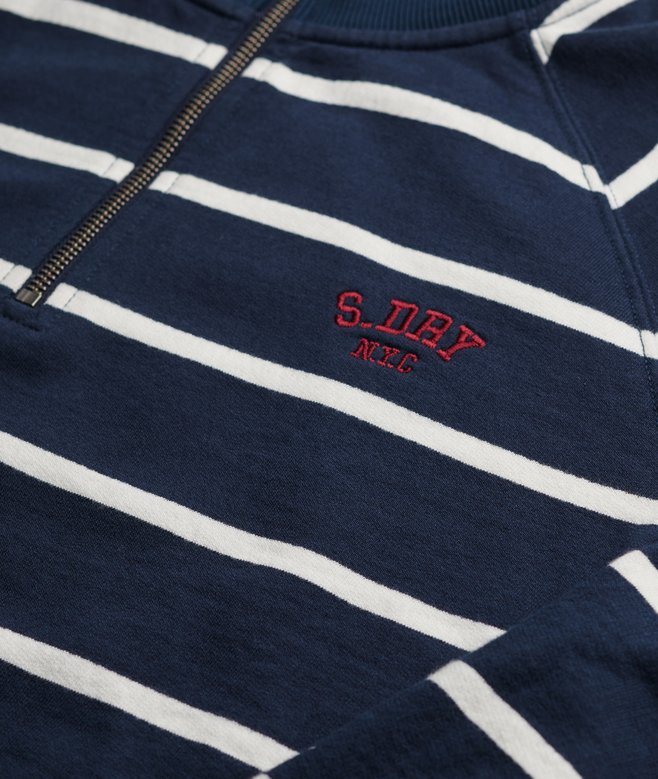 Athletic Essentials Stripe Half Zip Sweatshirt