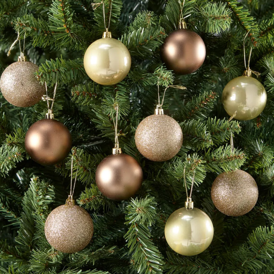 Kwantum Kerstballen & Kerstornamenten | Kerstbal  10 Stuks Koper