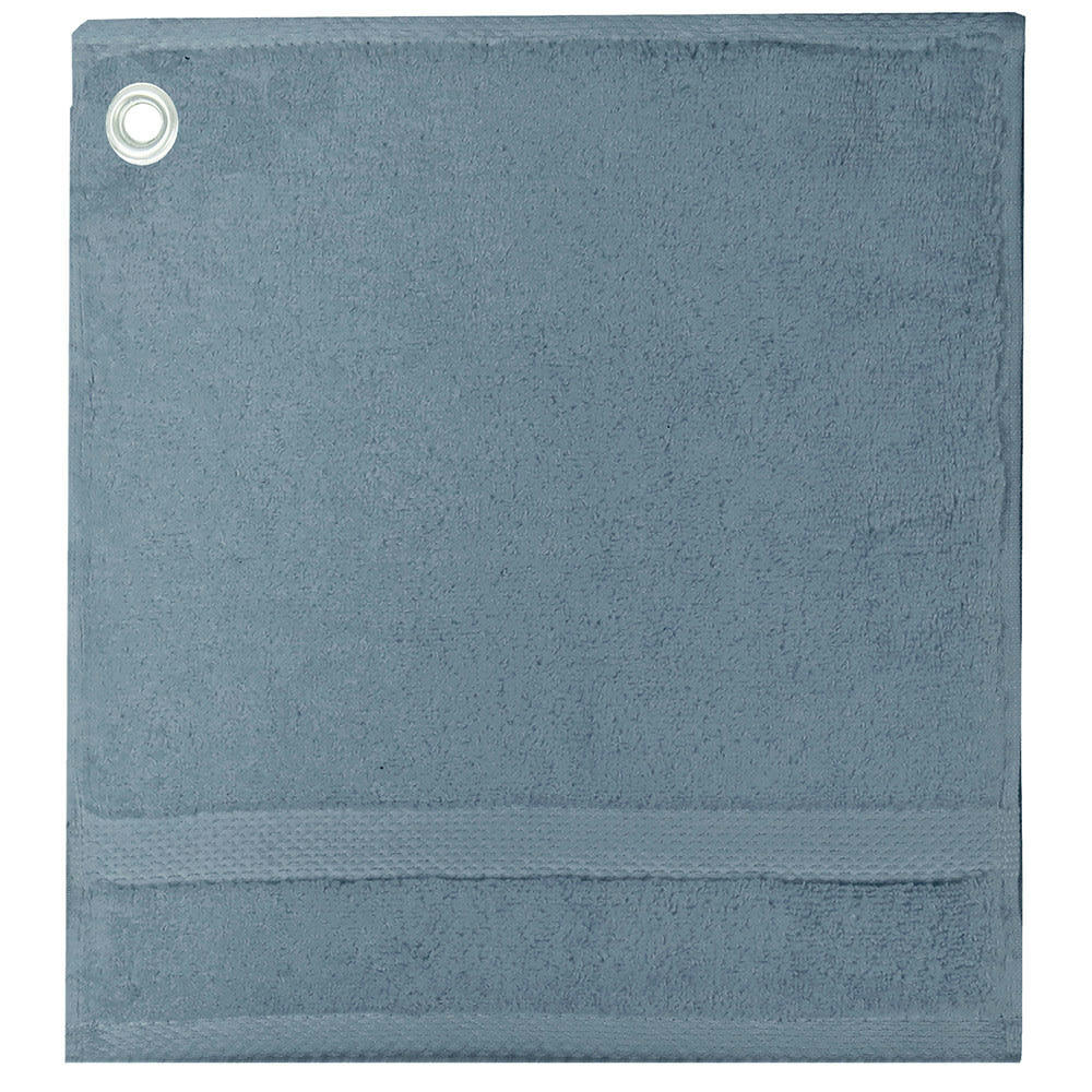 - Carre avec oeillet  pur coton blanc 30x30