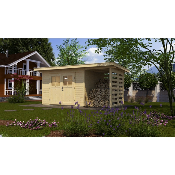 Gartenhaus »179 A Gr.2«, Holz, BxHxT: 504 x 224 x 241 cm (Außenmaße inkl. Dachüberstand)