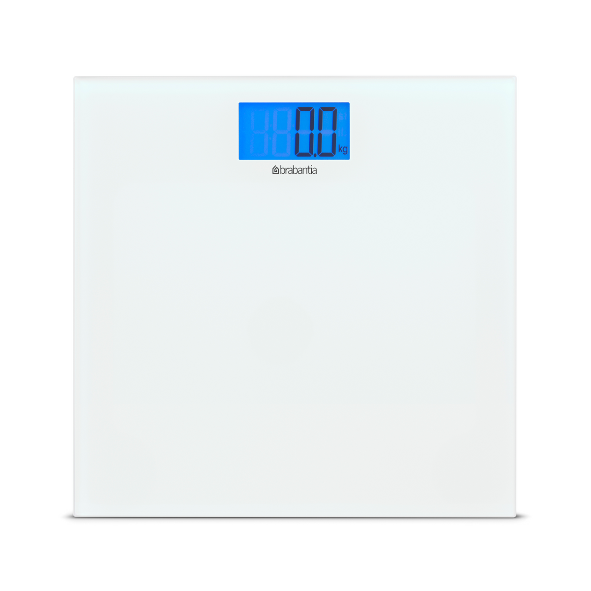Brabantia Digitale personenweegschaal op batterijen, glas - White