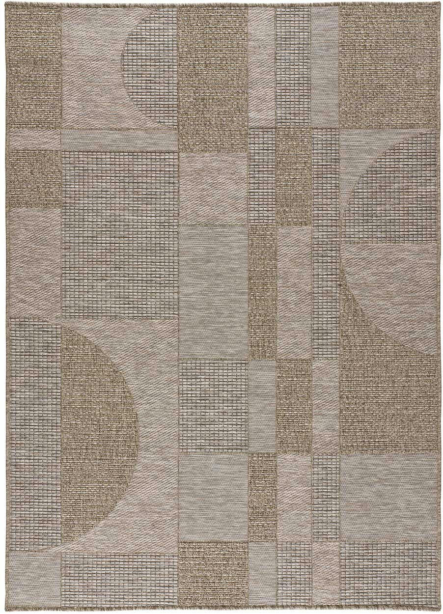 ORIA - Tapis d'extérieur en couleur naturelle, 126X190 cm
