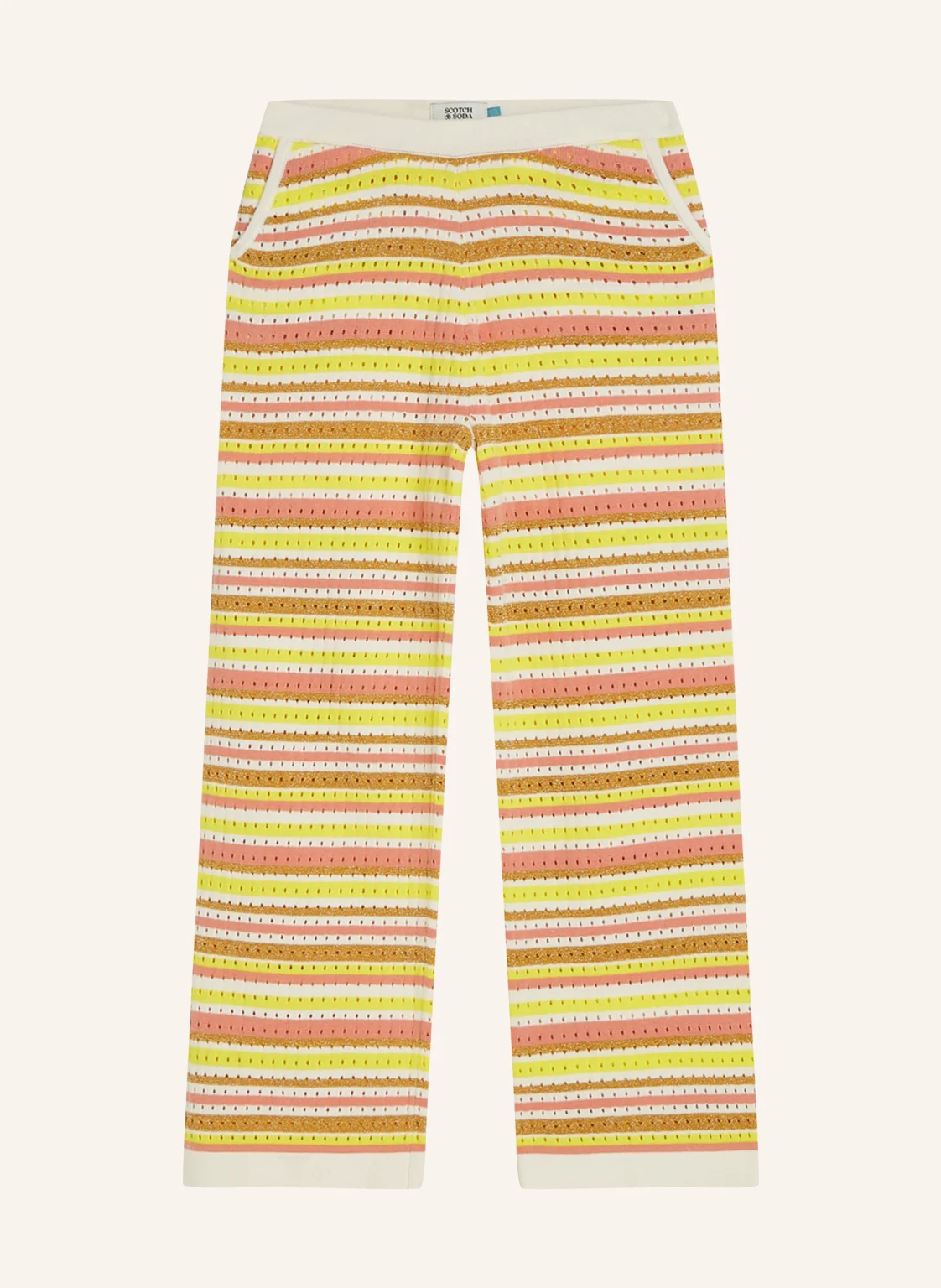SCOTCH & SODA Strickhose mit Glitzergarn